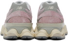 New Balance Pink & Grey 9060 Sneakers