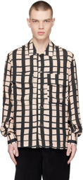 Paul Smith Beige & Black Check Shirt