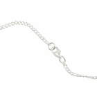 Maple Men's Floral Pendant & Chain Necklace in Silver 