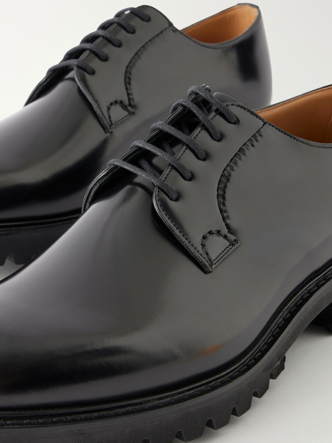 Church's - Shannon Full-Grain Leather Derby Shoes - Black