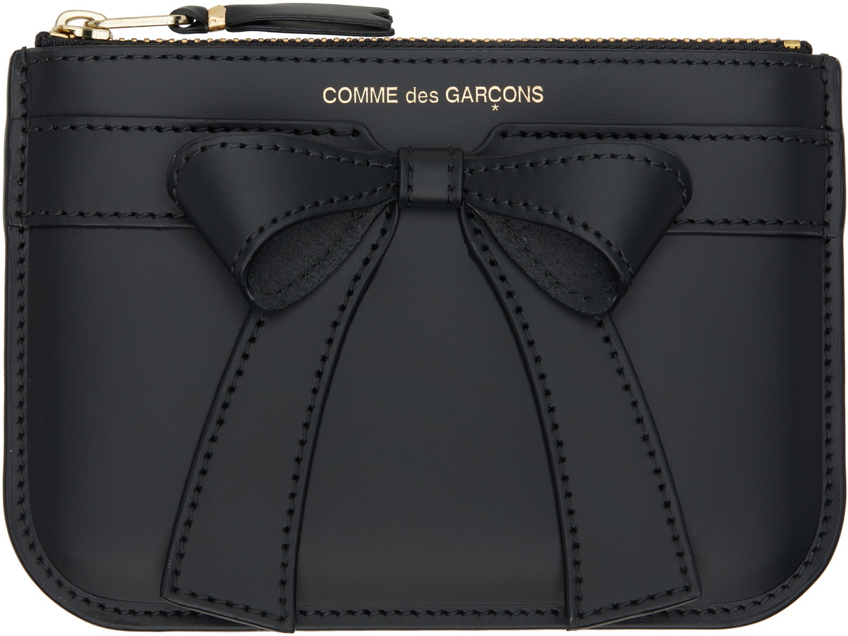 COMME des GARÇONS WALLETS Black Big Bow Wallet