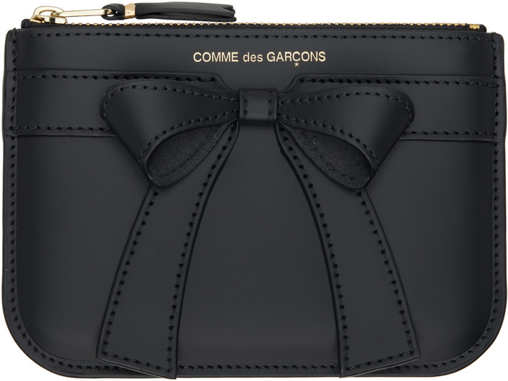 Photo: COMME des GARÇONS WALLETS Black Big Bow Wallet