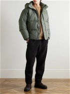 66 North - Dyngja Quilted Recycled-Shell Hooded Down Jacket - Green