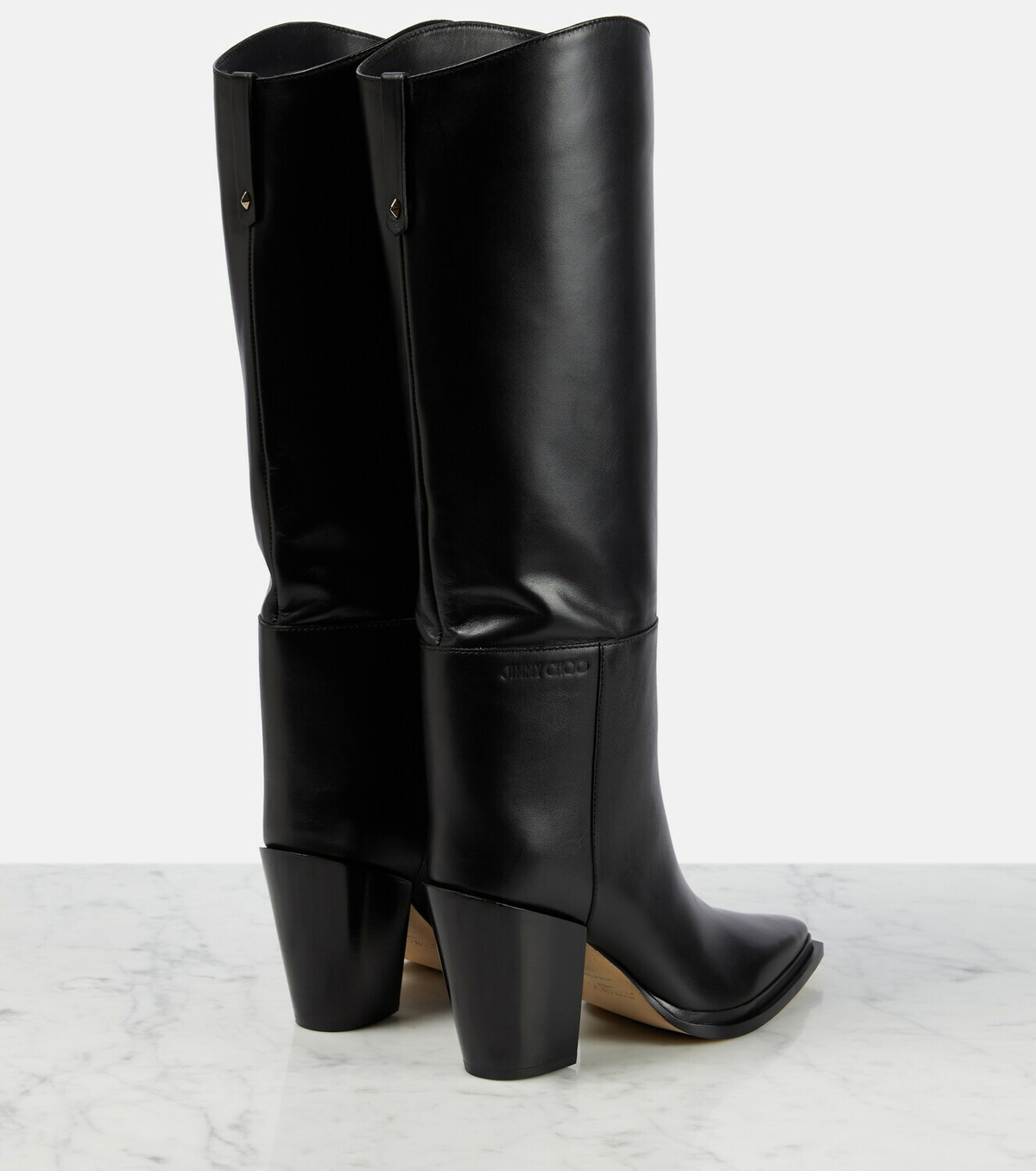 Jimmy Choo Cece 80 leather knee-high boots Jimmy Choo
