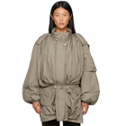 OPEN YY Khaki Belted Cargo Field Jacket