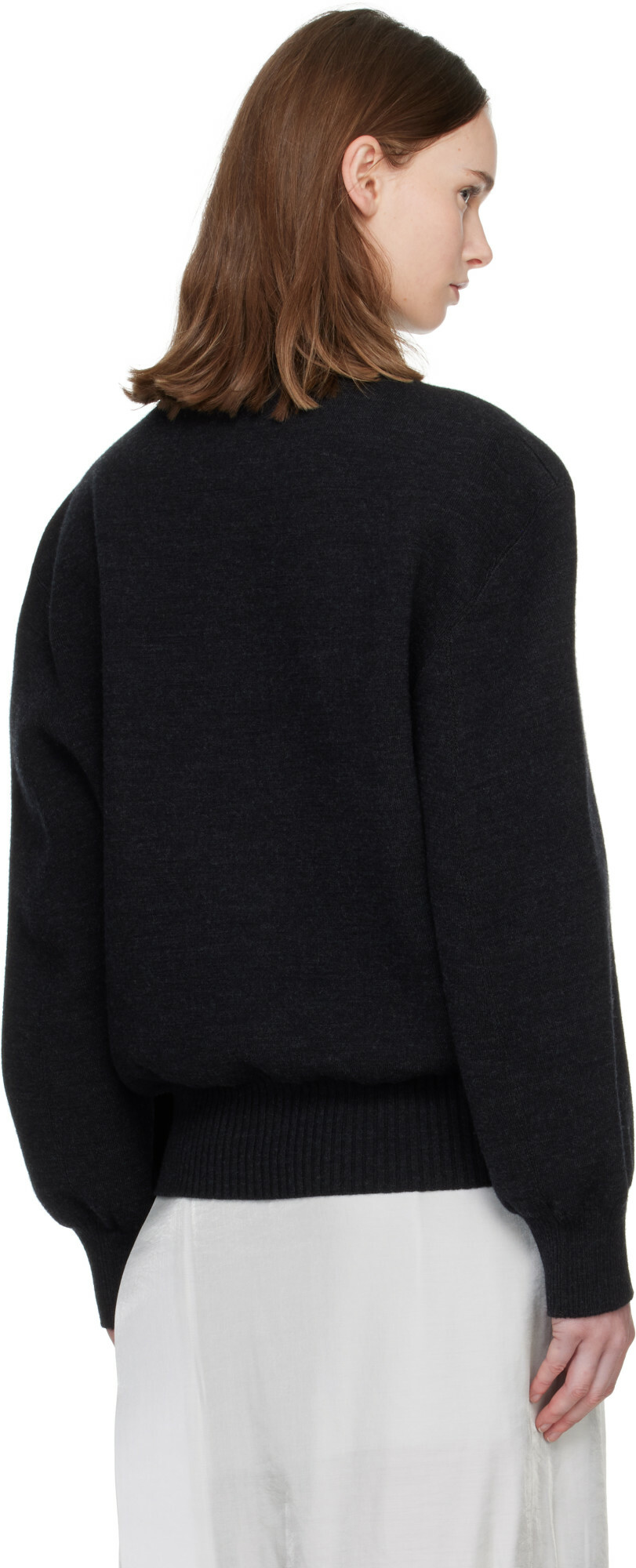 ISSEY MIYAKE Black Handsome Knit Sweater