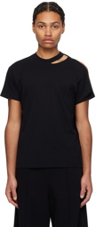 MM6 Maison Margiela Black Safety Pin T-Shirt