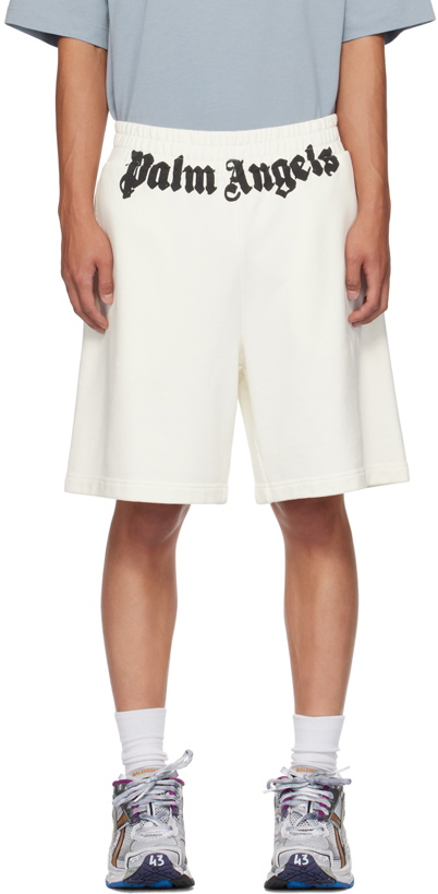 Photo: Palm Angels Off-White Classic Shorts