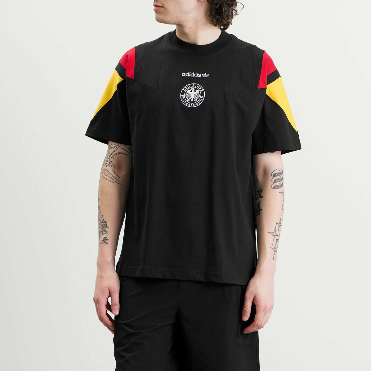 Adidas Men's DFB EQT T-Shirt in Black