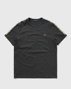 Fred Perry Contrast Tape Ringer Tee Grey - Mens - Shortsleeves