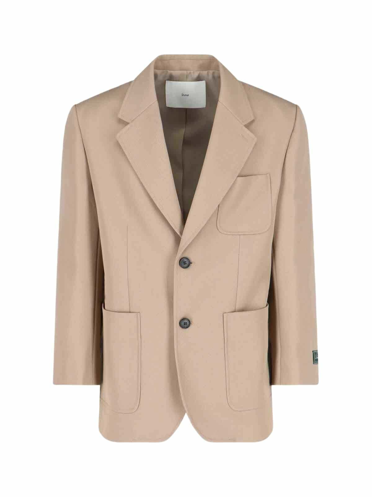 ★Dunst★ UNISEX CLASSIC 3 BUTTON WOOL BLAZER CAMEL_UDJA4C10 DUNST Unisex Classic Wool Blend Blazer Dunst
