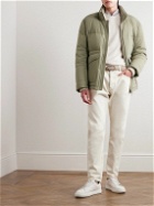 Brunello Cucinelli - Quilted Shell Hooded Down Jacket - Green