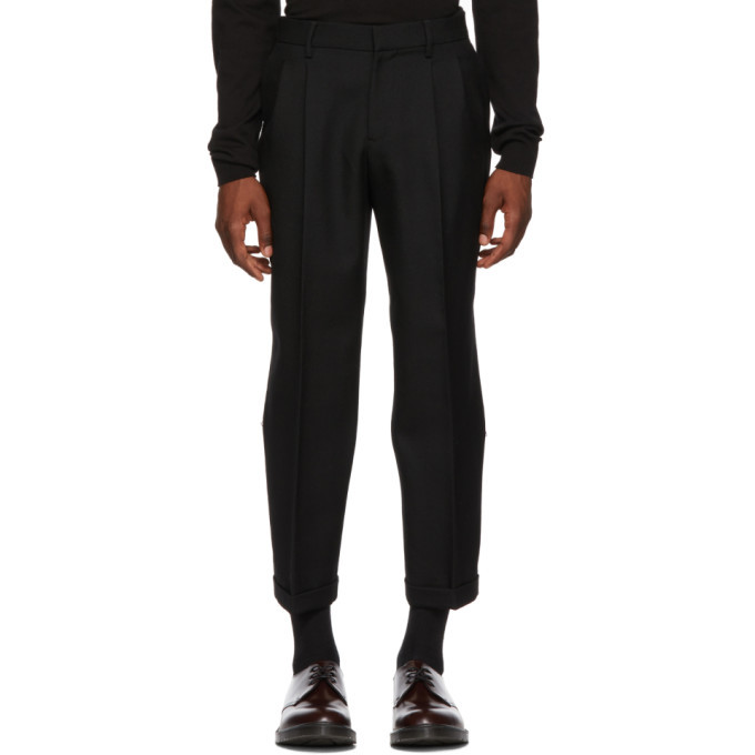 Photo: Alexander McQueen Black Japanese Serge Trousers