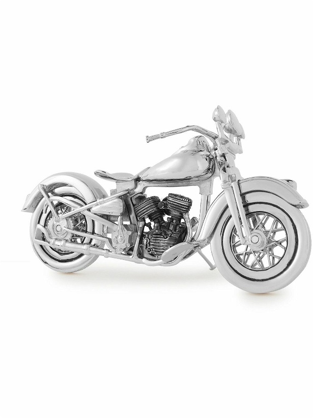 Photo: Ralph Lauren Home - Motorcycle Silver-Tone Ornament