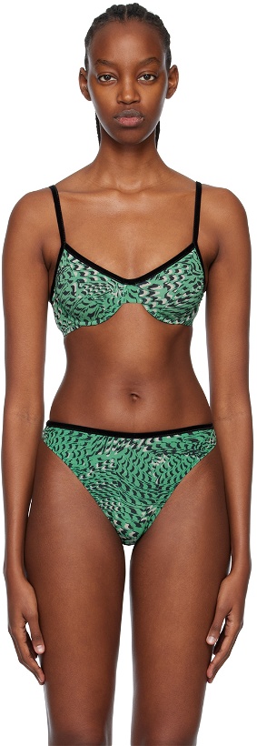Photo: Fruity Booty SSESNSE Exclusive Green Printed Bra