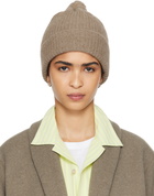 Tekla SSENSE Exclusive Brown AURALEE Edition Night Knit Beanie