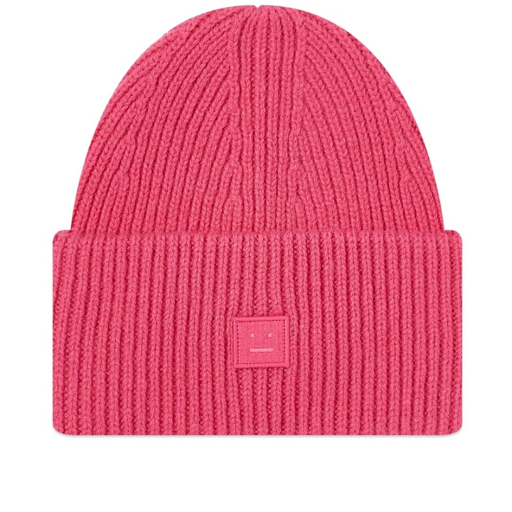 Photo: Acne Studios Women's Pana Face Beanie in Bright Pink