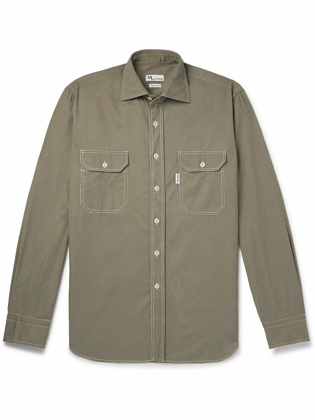 Photo: DOPPIAA - TENCEL™ Lyocell, Cotton and Linen-Blend Shirt - Green