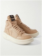 Rick Owens - Converse TURBOWPN Full-Grain Leather High-Top Sneakers - Pink