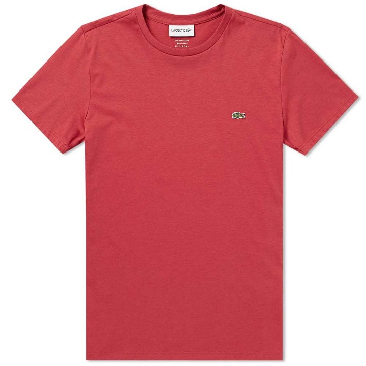 Photo: Lacoste Classic Fit Tee Red