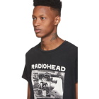 R13 Black Radiohead Edition Ice Caps T-Shirt