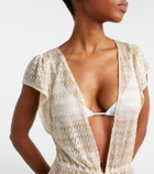 Melissa Odabash Stevie lamé kaftan
