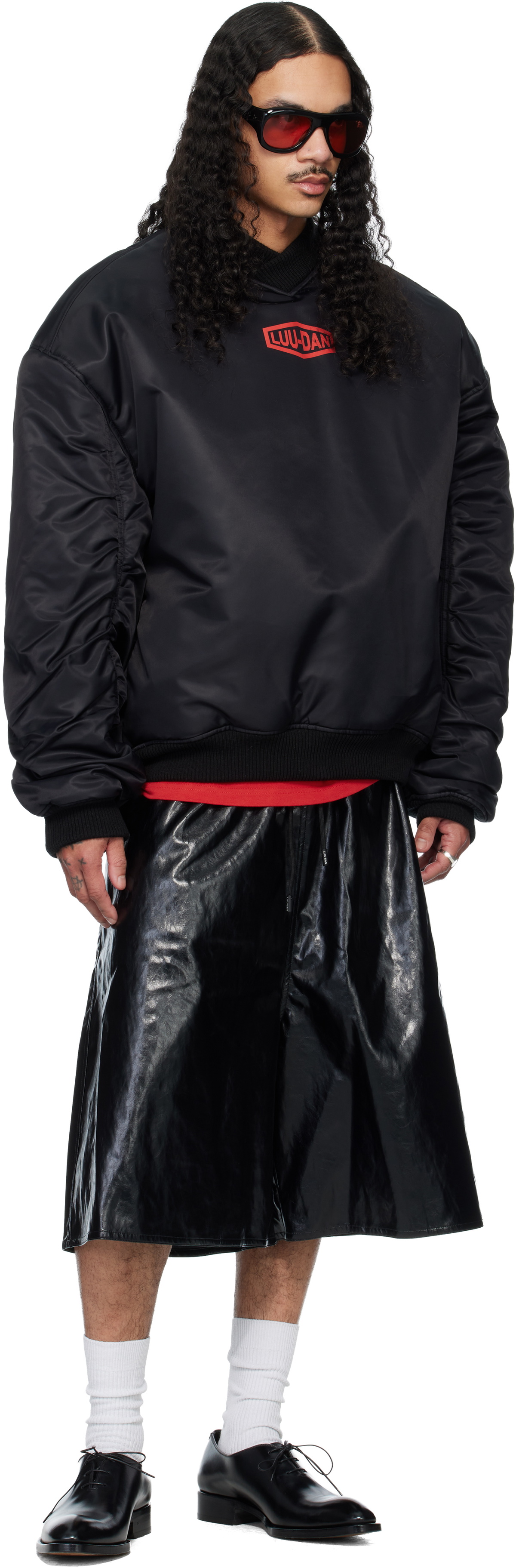 LU'U DAN Black Unibomber Sweatshirt