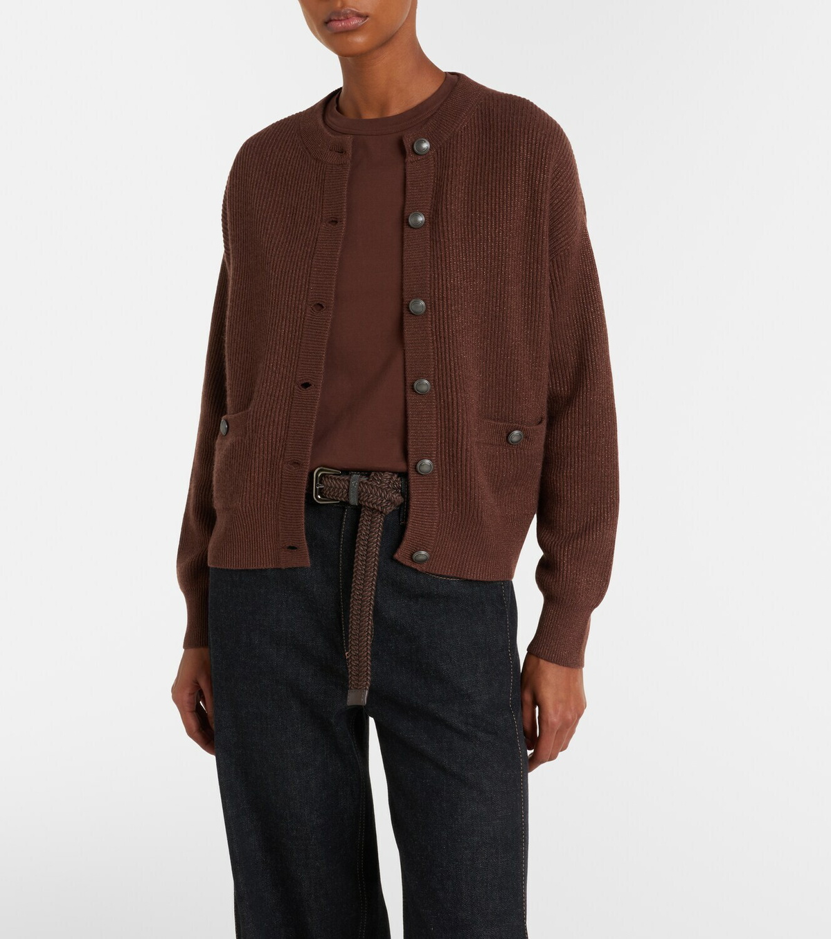 Brunello Cucinelli Monili cotton jersey T-shirt