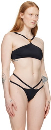 Versace Underwear Black Medusa '95 Bikini Top