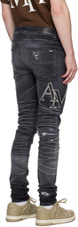 AMIRI Gray Staggered Jeans