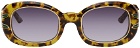 Casablanca Brown Laurel Sunglasses