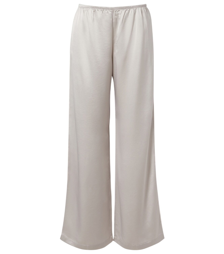 Photo: Leset Barb satin wide-leg pants