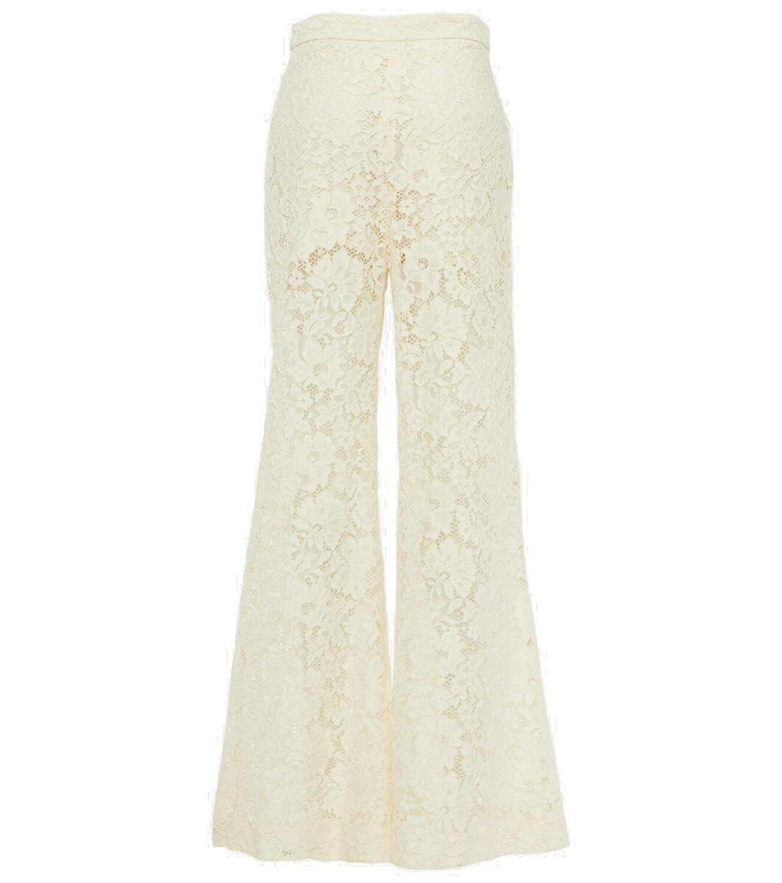 Photo: Zimmermann Matchmaker lace flared pants