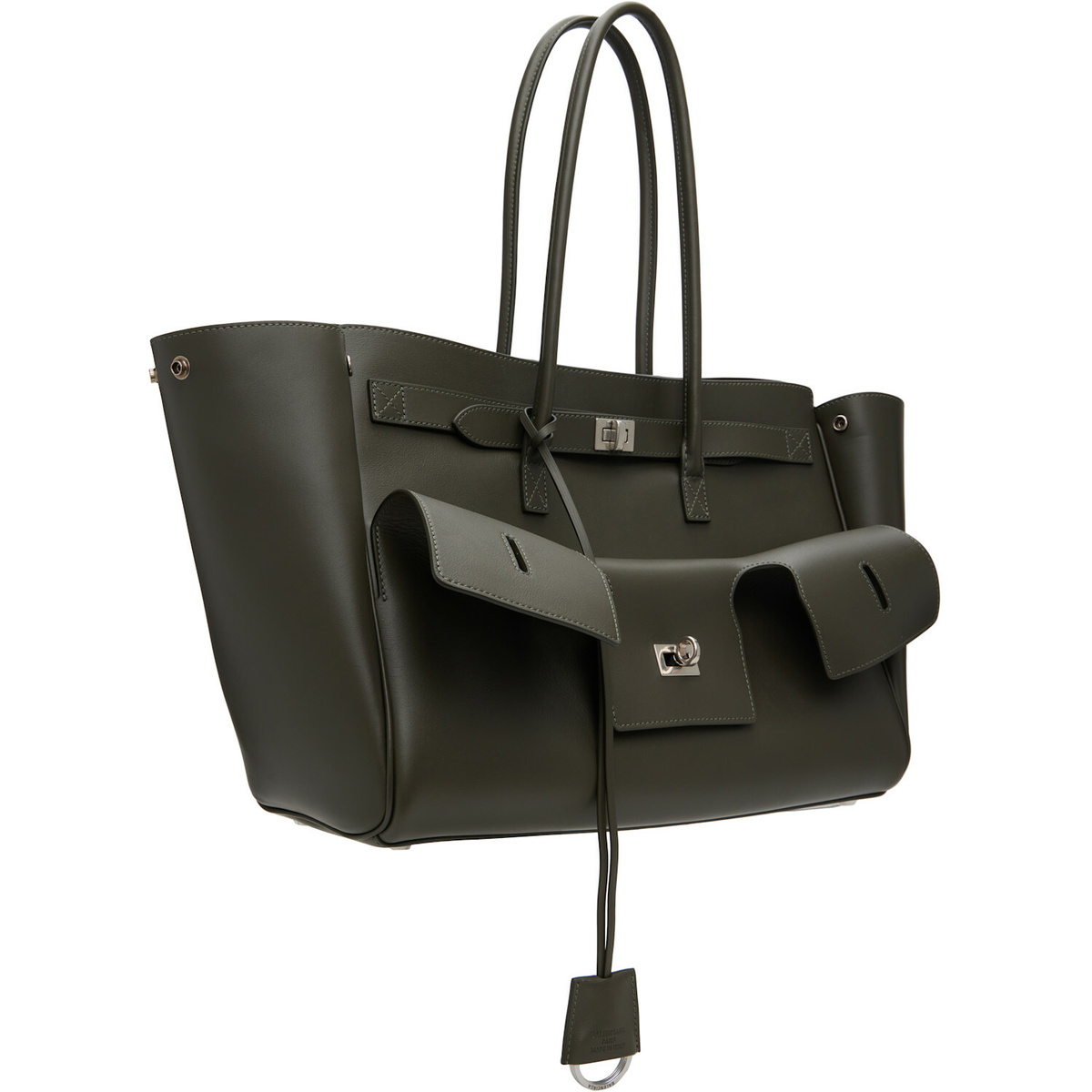 Balenciaga Khaki Bel Air M Carry All Bag