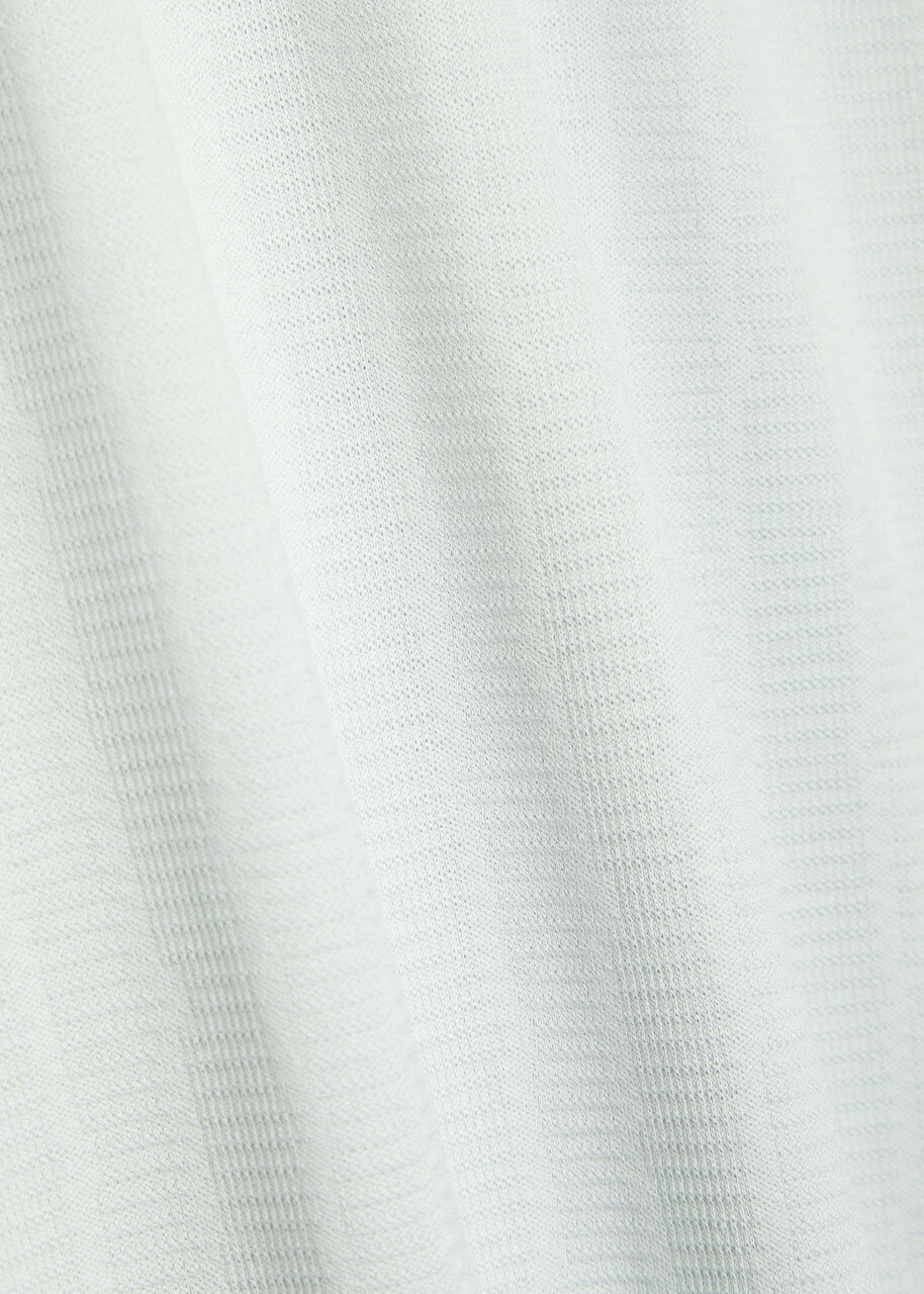 Boss Textured-knit Cotton T-shirt Light Blue