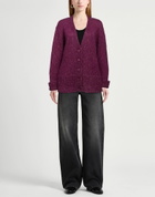 Manila Grace Womens Cardigan Plum