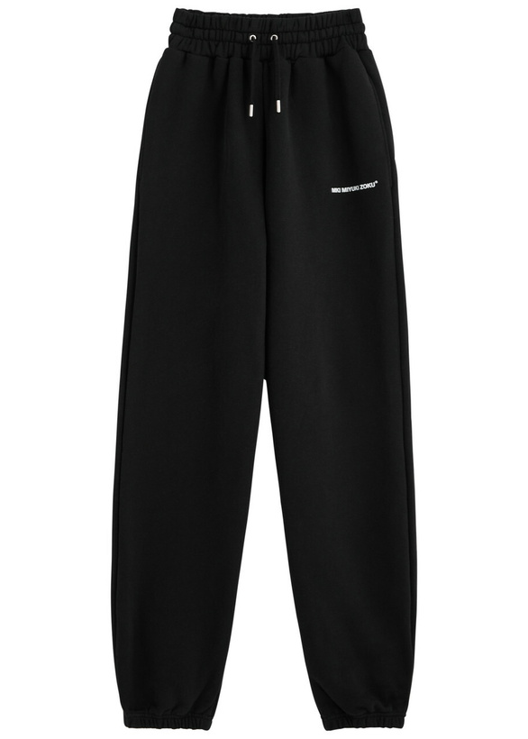 Photo: Mki Miyuki Zoku Logo-print Cotton-blend Sweatpants Black