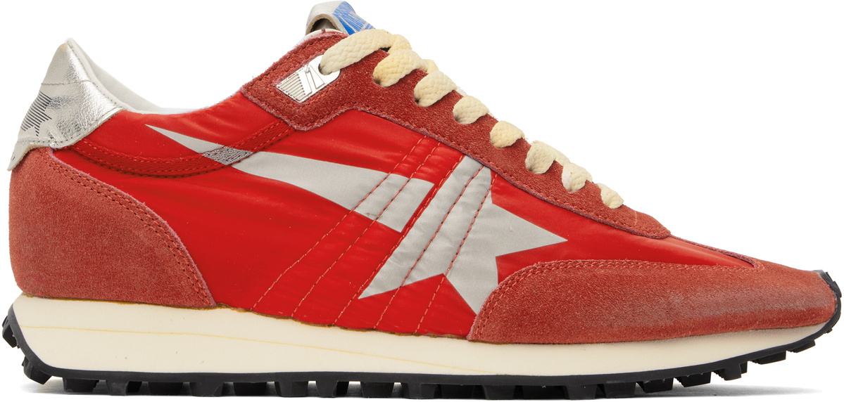 Golden Goose Red Marathon Sneakers