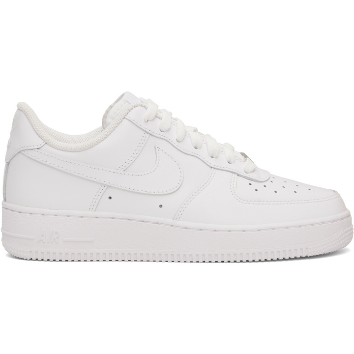 Photo: Nike White Air Force 1 '07 Sneakers