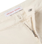 Orlebar Brown - Bulldog Garment-Dyed Stretch-Organic Cotton Twill Shorts - Cream