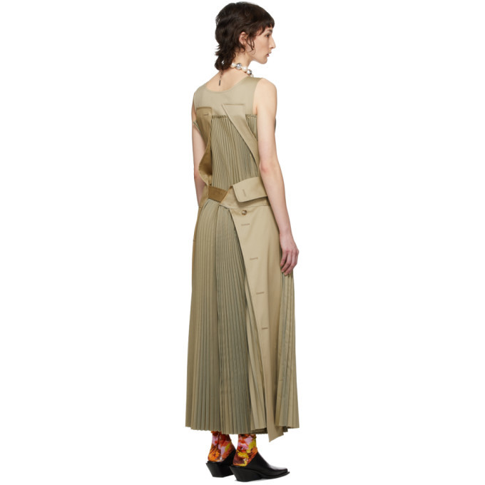 pleated trench dress Andersson Bell Pleated Trench Dress | Green