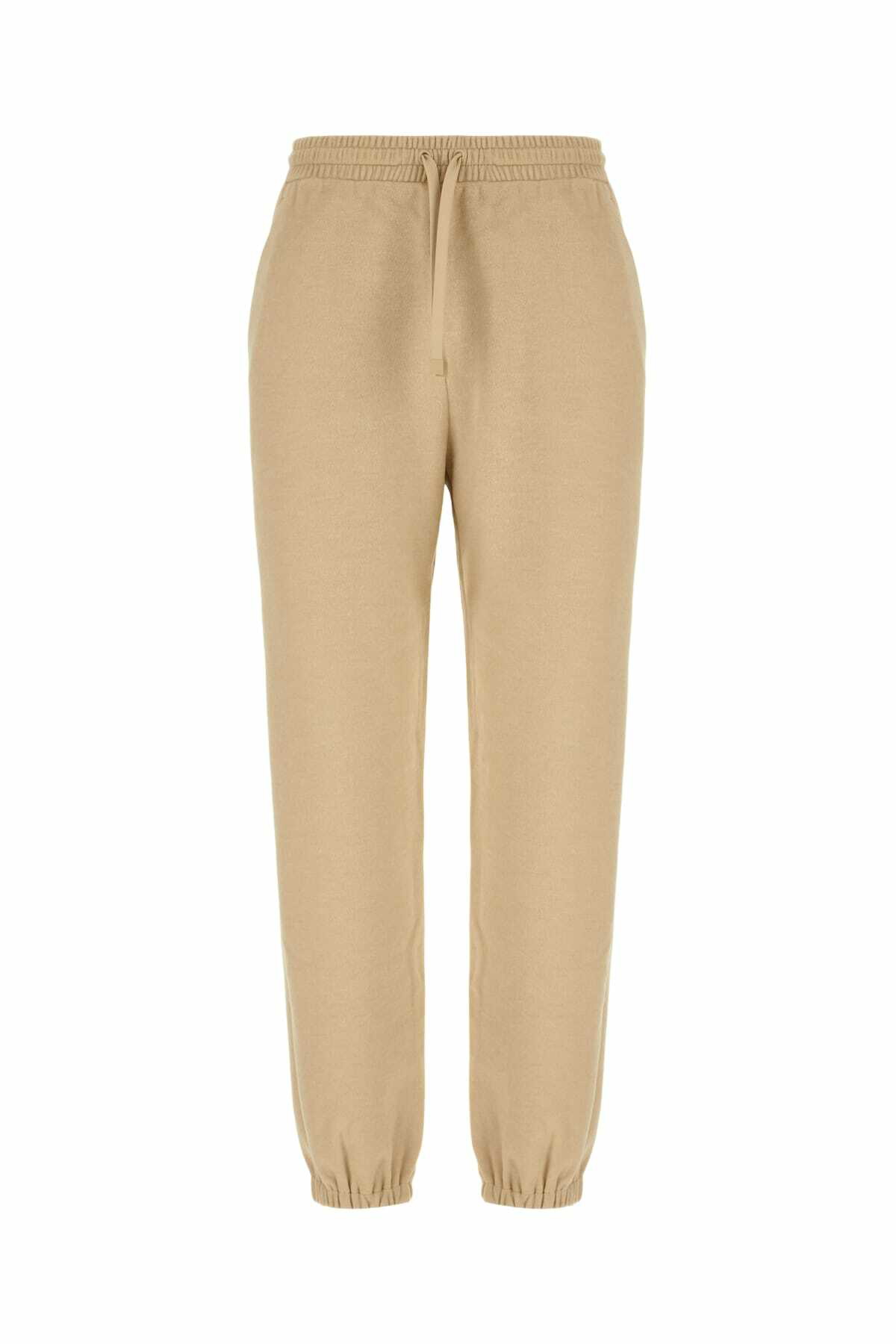パンツ Max Mara Beige Sesame Vita Elasticizzata Due Tasche Laterali Slim-fit stretch cotton and viscose trousers, beige