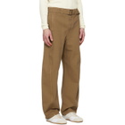 LEMAIRE Beige Twisted Belted Jeans