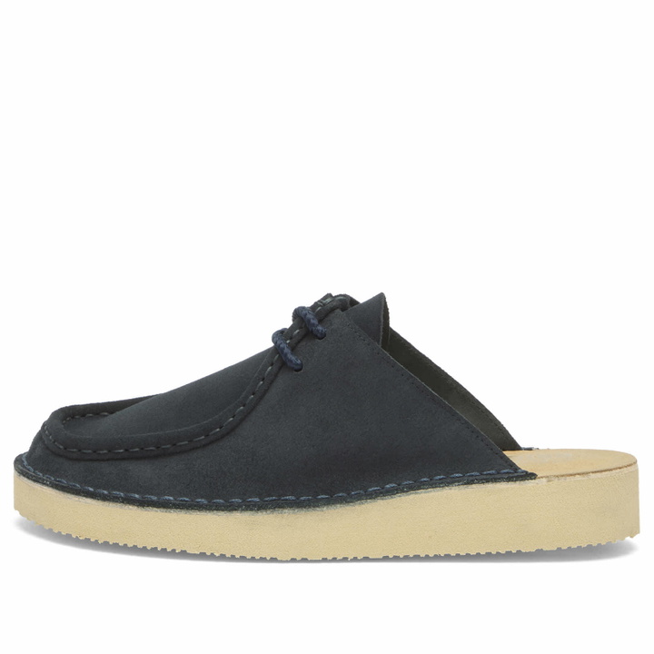 Photo: Clarks Originals Women's Suede Nomad Mule in Ink Suede