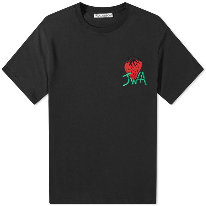 Photo: JW Anderson Embroidered Strawberry Tee