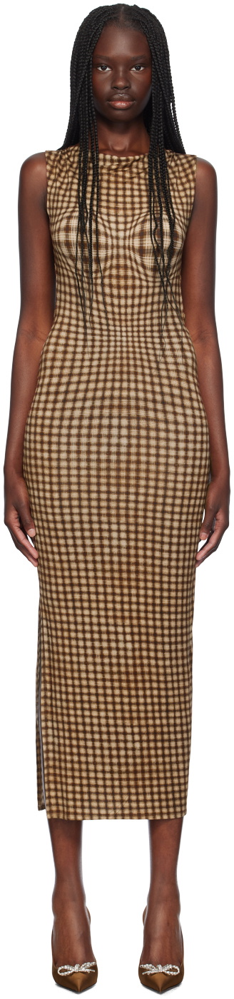 Miaou Brown Selena Maxi Dress