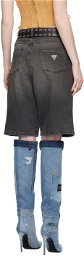 Guess Jeans U.S.A. Black Vintage Denim Shorts
