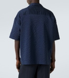 Giorgio Armani Seersucker bowling shirt