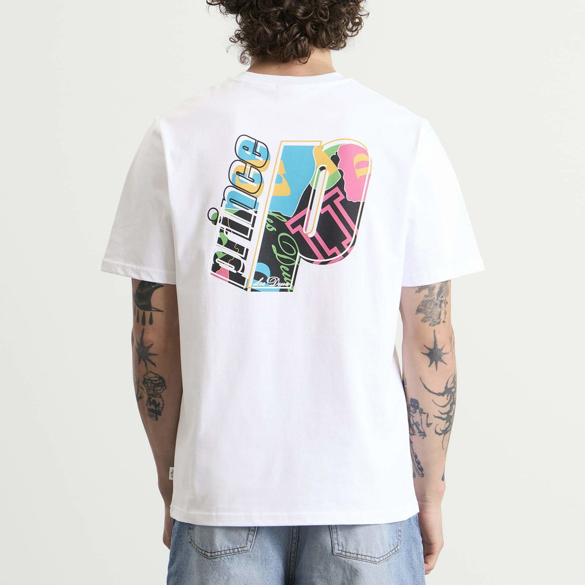 Les Deux Men's Prince P T-shirt in White