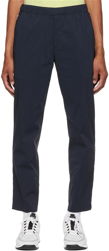 Photo: Theory Navy Curtis Trousers